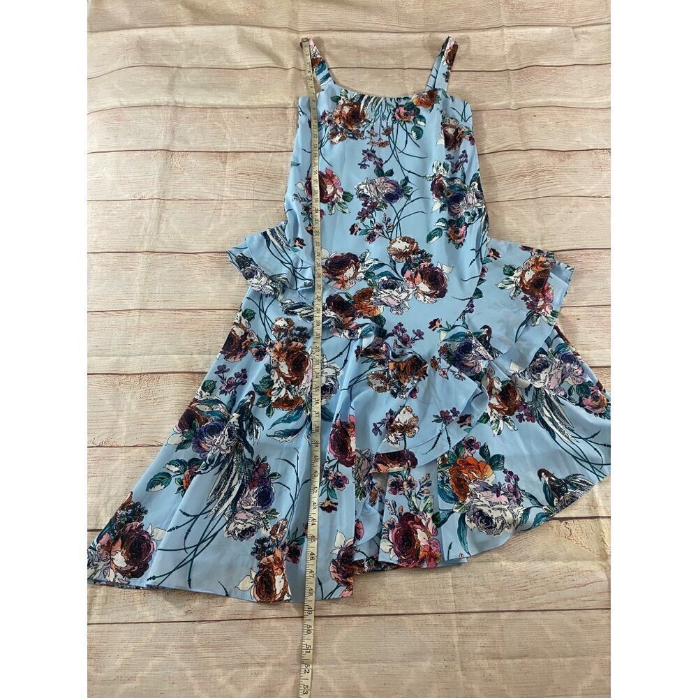 Cooper Street Women's Blue Floral high Low Summer Dress - 4 - Picture 3 of 12